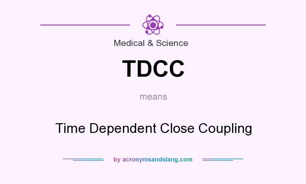 What does TDCC mean? It stands for Time Dependent Close Coupling