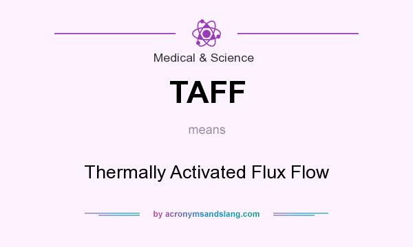 What does TAFF mean? It stands for Thermally Activated Flux Flow