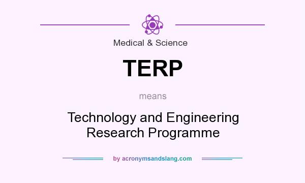 What does TERP mean? It stands for Technology and Engineering Research Programme