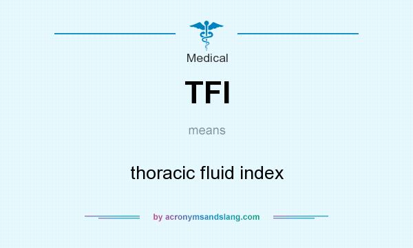 What does TFI mean? It stands for thoracic fluid index