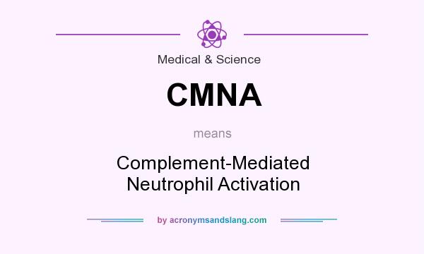 What does CMNA mean? It stands for Complement-Mediated Neutrophil Activation