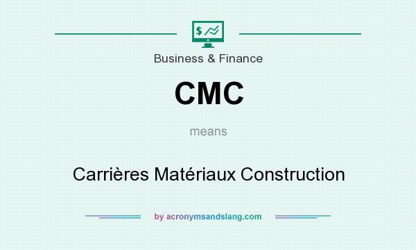 What does CMC mean? It stands for Carrières Matériaux Construction