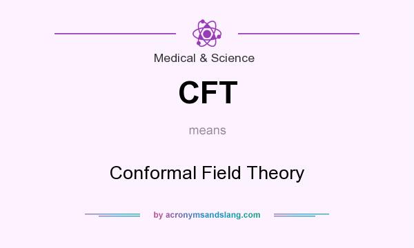 What does CFT mean? It stands for Conformal Field Theory