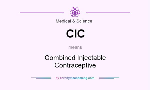 What does CIC mean? It stands for Combined Injectable Contraceptive