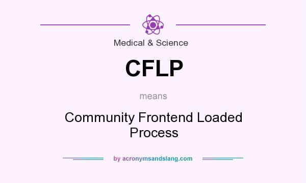 What does CFLP mean? It stands for Community Frontend Loaded Process