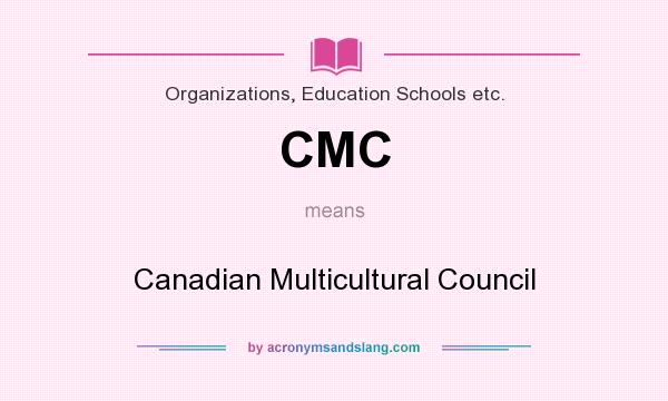 What does CMC mean? It stands for Canadian Multicultural Council