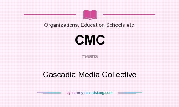 What does CMC mean? It stands for Cascadia Media Collective