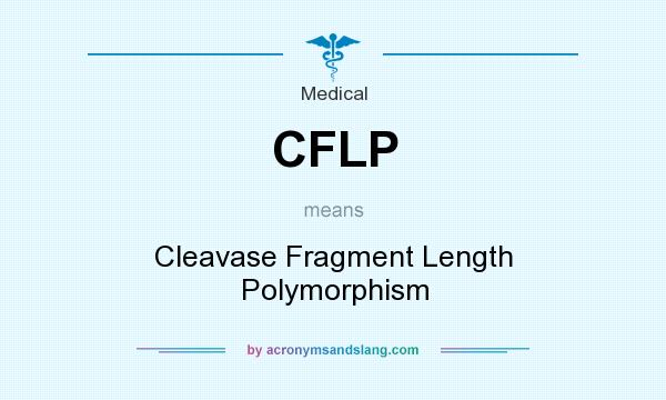 What does CFLP mean? It stands for Cleavase Fragment Length Polymorphism