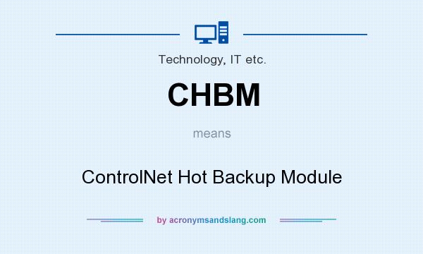 What does CHBM mean? It stands for ControlNet Hot Backup Module