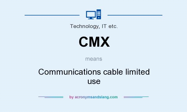 What does CMX mean? It stands for Communications cable limited use