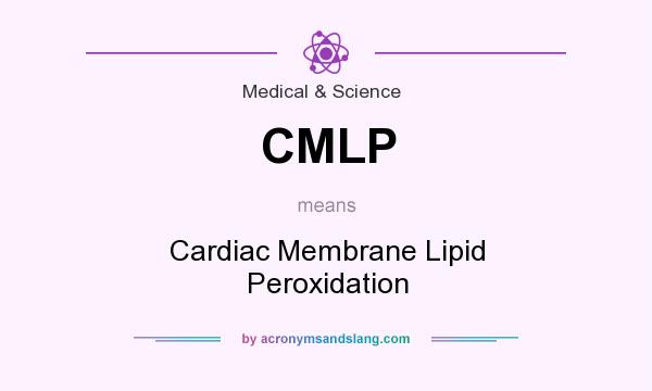 What does CMLP mean? It stands for Cardiac Membrane Lipid Peroxidation