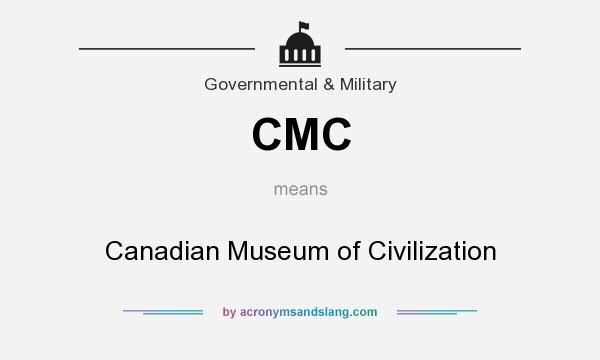 What does CMC mean? It stands for Canadian Museum of Civilization