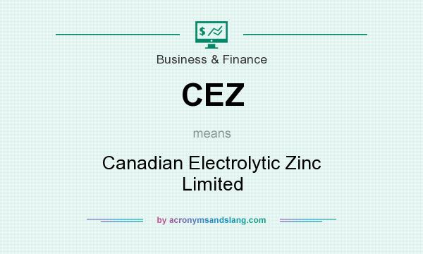 What does CEZ mean? It stands for Canadian Electrolytic Zinc Limited