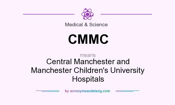 What does CMMC mean? It stands for Central Manchester and Manchester Children`s University Hospitals