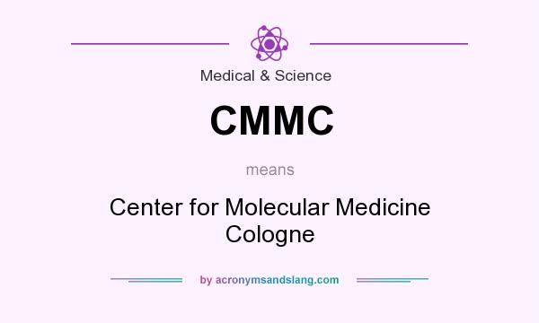What does CMMC mean? It stands for Center for Molecular Medicine Cologne