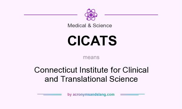 What does CICATS mean? It stands for Connecticut Institute for Clinical and Translational Science