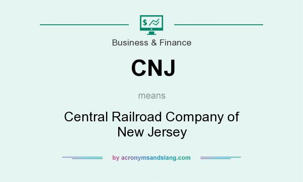 What does CNJ mean? It stands for Central Railroad Company of New Jersey