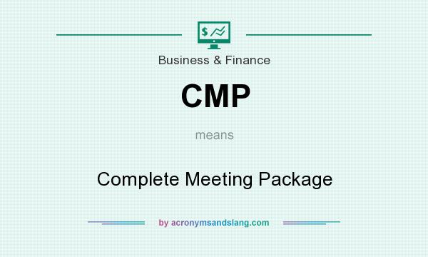 What does CMP mean? It stands for Complete Meeting Package