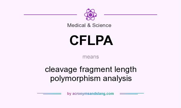 What does CFLPA mean? It stands for cleavage fragment length polymorphism analysis