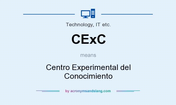What does CExC mean? It stands for Centro Experimental del Conocimiento
