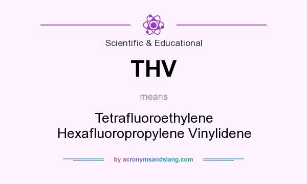 What does THV mean? It stands for Tetrafluoroethylene Hexafluoropropylene Vinylidene
