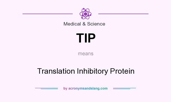 What does TIP mean? It stands for Translation Inhibitory Protein