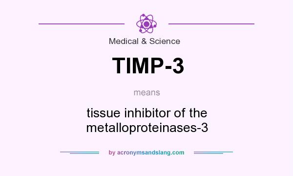 What does TIMP-3 mean? It stands for tissue inhibitor of the metalloproteinases-3