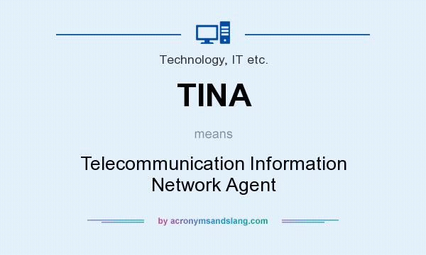 What does TINA mean? It stands for Telecommunication Information Network Agent