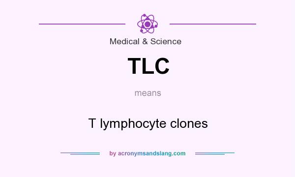 What does TLC mean? It stands for T lymphocyte clones