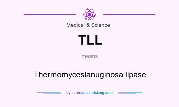 What does TLL mean? It stands for Thermomyceslanuginosa lipase