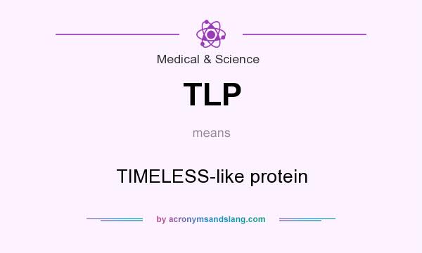What does TLP mean? It stands for TIMELESS-like protein