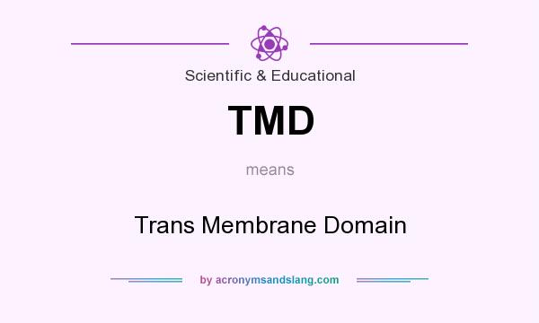 What does TMD mean? It stands for Trans Membrane Domain
