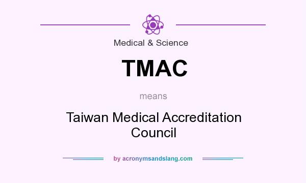 What does TMAC mean? It stands for Taiwan Medical Accreditation Council