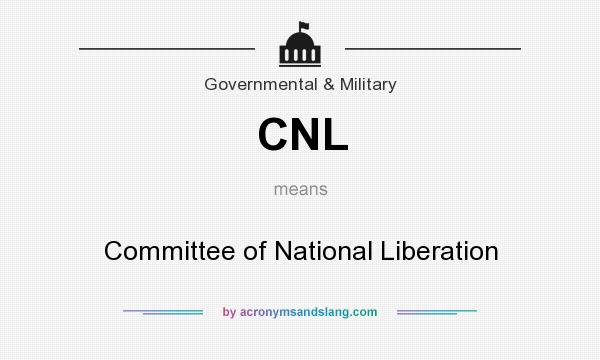 What does CNL mean? It stands for Committee of National Liberation
