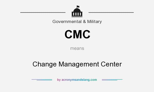What does CMC mean? It stands for Change Management Center
