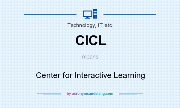 What does CICL mean? It stands for Center for Interactive Learning