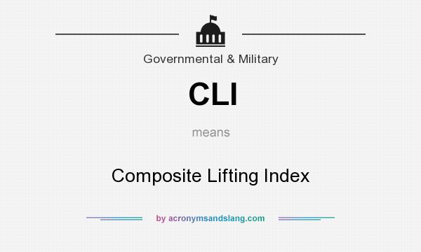 What does CLI mean? It stands for Composite Lifting Index