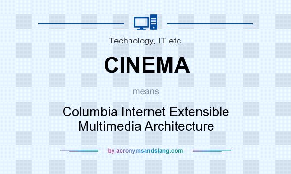 What does CINEMA mean? It stands for Columbia Internet Extensible Multimedia Architecture