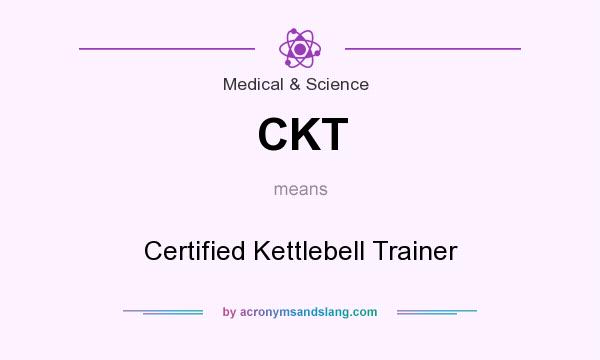 What does CKT mean? It stands for Certified Kettlebell Trainer