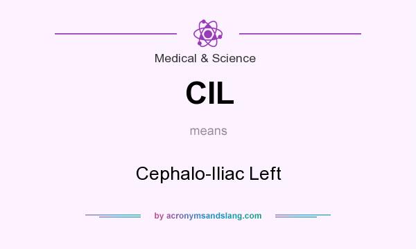 What does CIL mean? It stands for Cephalo-Iliac Left
