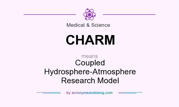 What does CHARM mean? It stands for Coupled Hydrosphere-Atmosphere Research Model