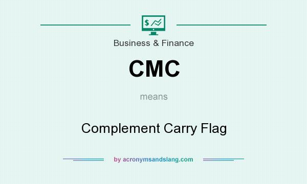 What does CMC mean? It stands for Complement Carry Flag