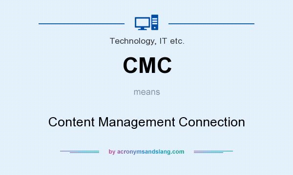 What does CMC mean? It stands for Content Management Connection