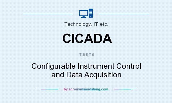 What does CICADA mean? It stands for Configurable Instrument Control and Data Acquisition