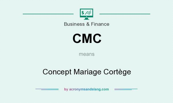 What does CMC mean? It stands for Concept Mariage Cortège