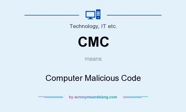 What does CMC mean? It stands for Computer Malicious Code