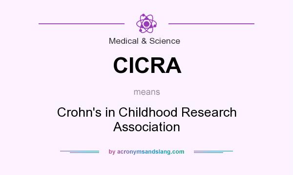 What does CICRA mean? It stands for Crohn`s in Childhood Research Association
