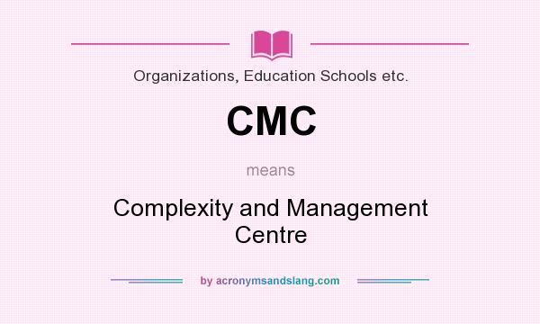 What does CMC mean? It stands for Complexity and Management Centre