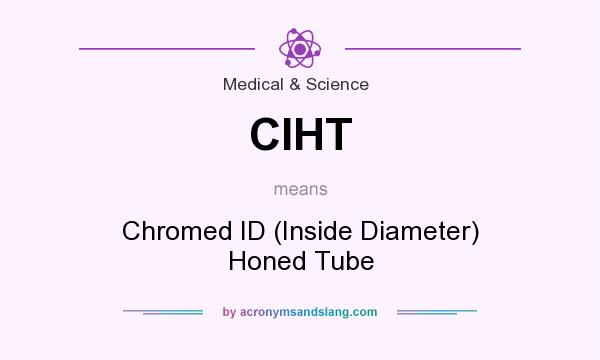 What does CIHT mean? It stands for Chromed ID (Inside Diameter) Honed Tube