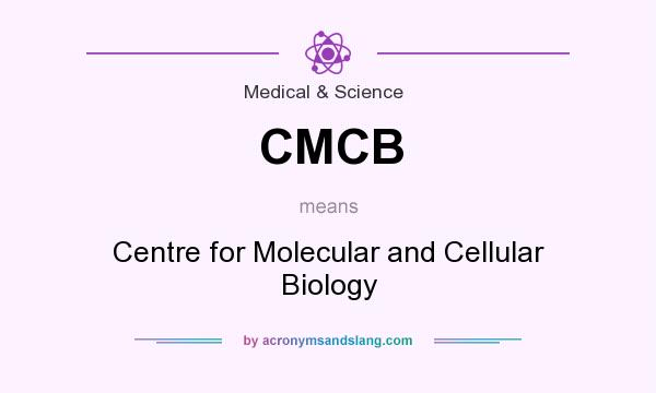 What does CMCB mean? It stands for Centre for Molecular and Cellular Biology